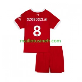 Maillot de Foot Liverpool Dominik Szoboszlai 8 Domicile 2023 - Enfant